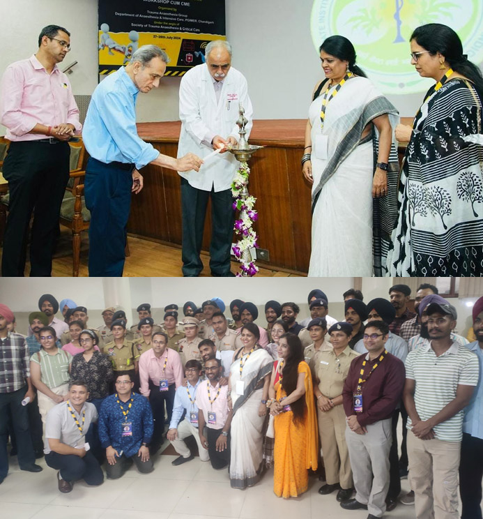 PGIMER’s Trauma Care Workshop Highlights Composure and Practical Skills